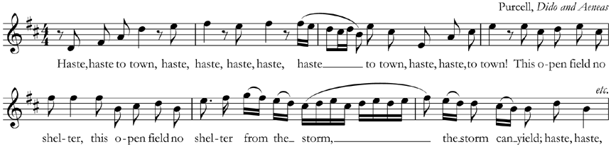From Purcell, 'Dido and Aeneas'