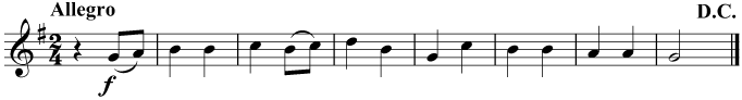 Play the whole piece twice